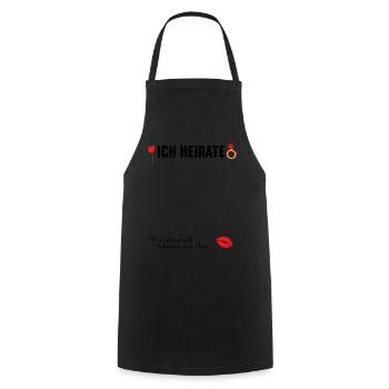 Junggesellenabschied Polterabend JGA Männer - Kochschürze - Schwarz - Vorne - AI Model Male 185 dark (185cm)