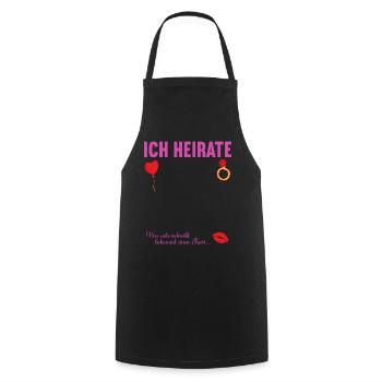 Junggesellenabschied Polterabend JGA Männer - Kochschürze - Schwarz - Vorne - AI Model Male 185 dark (185cm)