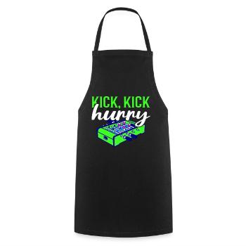 Foosball Gift Fans Wuzler Foosball - Cooking Apron - black - Front - AI Model Male 185 dark (185cm)
