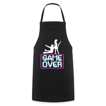 Bachelor party rumbling bachelor party - Cooking Apron - black - Front - AI Model Male 185 dark (185cm)