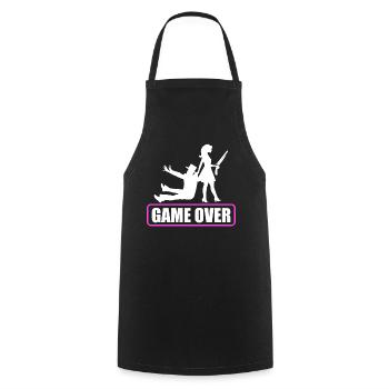 Bachelor party rumbling bachelor party - Cooking Apron - black - Front - AI Model Male 185 dark (185cm)