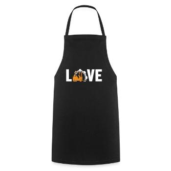 Love All-terrain forklift Telehandler Forklift - Cooking Apron - black - Front - AI Model Male 185 dark (185cm)