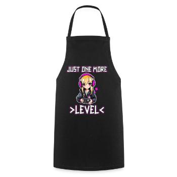 Console de jeu PC Gamer Girl Gamer Girl - Tablier de cuisine - noir - Devant - AI Model Male 185 dark (185cm)