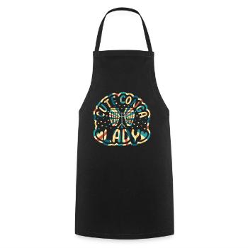 Conga Drum Conga Drummer Conga Player - Cute Conga - Cooking Apron - black - Front - AI Model Male 185 dark (185cm)