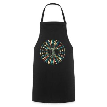 Conga Player Conga Drummer - Cooking Apron - black - Front - AI Model Male 185 dark (185cm)