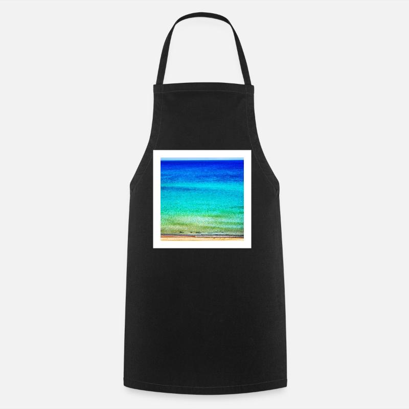 Sea - Cooking Apron - black