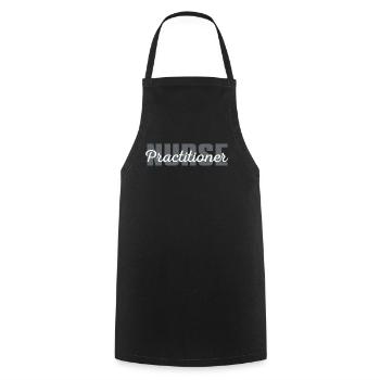 Infirmière en pratique avancée - Tablier de cuisine - noir - Devant - AI Model Male 185 dark (185cm)