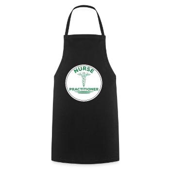 Infirmière en pratique avancée - Tablier de cuisine - noir - Devant - AI Model Male 185 dark (185cm)