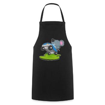 Maus Auto - Kochschürze - Schwarz - Vorne - AI Model Male 185 dark (185cm)
