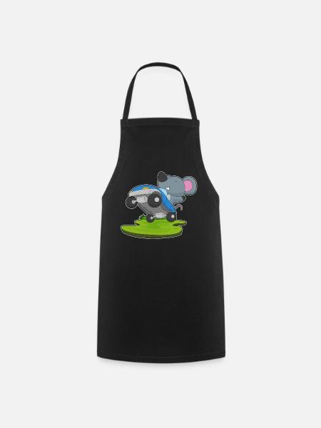 Maus Auto - Kochschürze - Schwarz