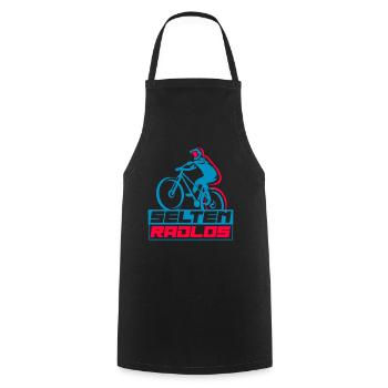 Coole Fahrrad und Mountainbike Geschenke MTB - Kochschürze - Schwarz - Vorne - AI Model Male 185 dark (185cm)
