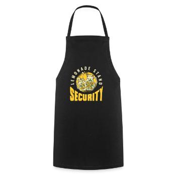 Stand de limonade Sécurité Amateur de limonade - Tablier de cuisine - noir - Devant - AI Model Male 185 dark (185cm)