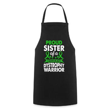 Sister of the - Cooking Apron - black - Front - AI Model Male 185 dark (185cm)