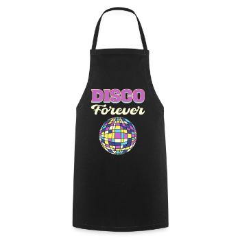 Disco Forever Disco Fanatic - Tablier de cuisine - noir - Devant - AI Model Male 185 dark (185cm)