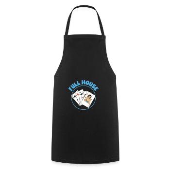 Nous allons avoir une annonce de bébé - Tablier de cuisine - noir - Devant - AI Model Male 185 dark (185cm)