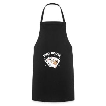 Nous allons avoir une annonce de bébé - Tablier de cuisine - noir - Devant - AI Model Male 185 dark (185cm)