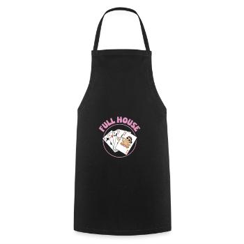 Nous allons avoir une annonce de bébé - Tablier de cuisine - noir - Devant - AI Model Male 185 dark (185cm)