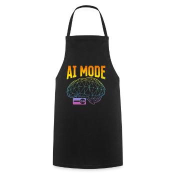 Mode AI activé - Machine Learning Artificial Intellige - Tablier de cuisine - noir - Devant - AI Model Male 185 dark (185cm)