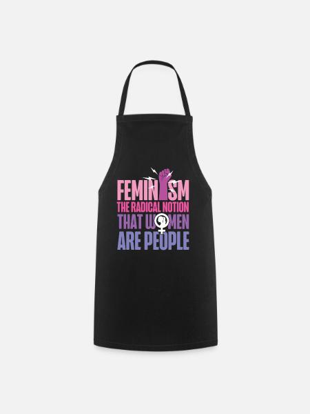 Le féminisme féministe Le radical - Tablier de cuisine - noir