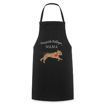French Bulldogs Dog Sports Dog Mom - Cooking Apron - black - Front - AI Model Male 185 dark (185cm)