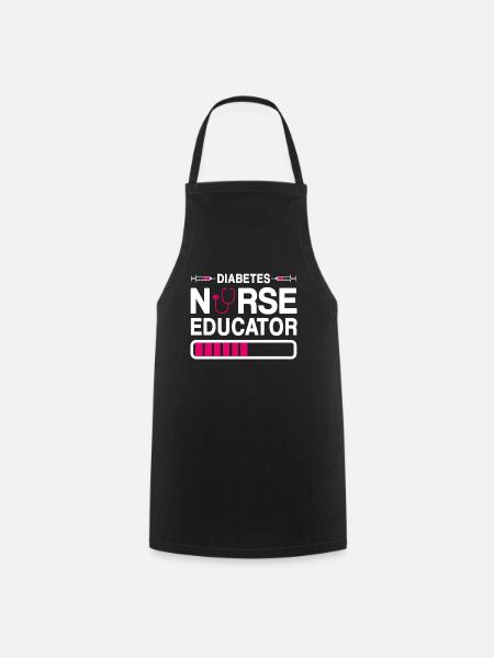 Diabetes Nurse Instructor - Cooking Apron - black