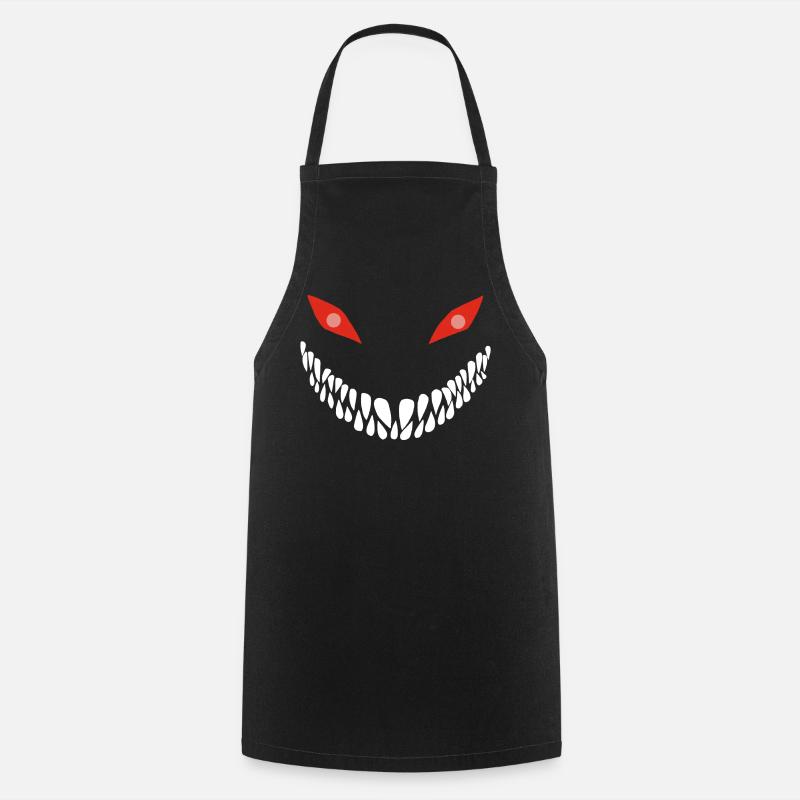 Sourire carnivore - Tablier de cuisine - noir