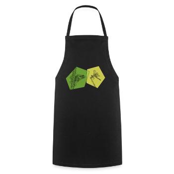 Kröte Kaulquappe Laubfrosch Froschzüchter Frosch - Kochschürze - Schwarz - Vorne - AI Model Male 185 dark (185cm)