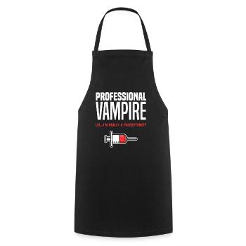Puncture force - Cooking Apron - black - Front - AI Model Male 185 dark (185cm)
