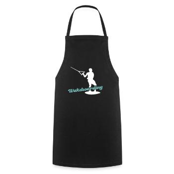 Wakeboarding - Kochschürze - Schwarz - Vorne - AI Model Male 185 dark (185cm)