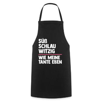 Patentante Neffe Nichte Tante - Kochschürze - Schwarz - Vorne - AI Model Male 185 dark (185cm)