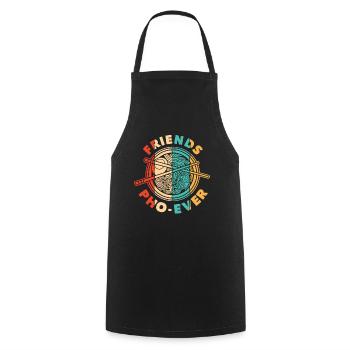 Freunde Pho Ever Bowl Miso Shoyu Lover Tonkotsu - Kochschürze - Schwarz - Vorne - AI Model Male 185 dark (185cm)