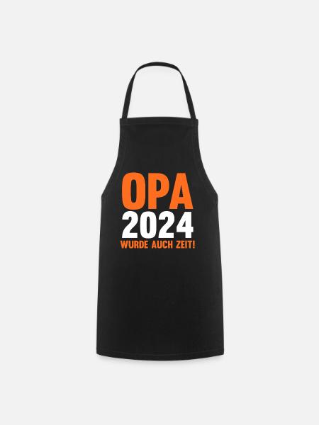 Werdender Opa 2039 - Kochschürze - Schwarz