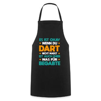 Dart Für Begabte Dartspieler Weltmeisterschaft - Kochschürze - Schwarz - Vorne - AI Model Male 185 dark (185cm)