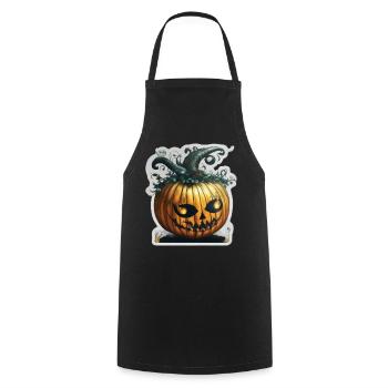 Pumpkin - Cooking Apron - black - Front - AI Model Male 185 dark (185cm)