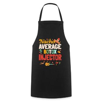 Nacho Average Botox Injector Mexico - Cooking Apron - black - Front - AI Model Male 185 dark (185cm)