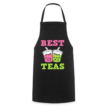 Best Teas Tee Barista - Kochschürze - Schwarz - Vorne - AI Model Male 185 dark (185cm)