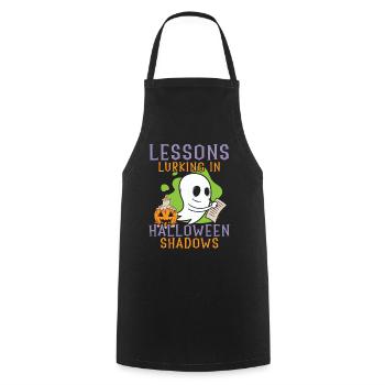 Lektionen, die in Halloween-Schatten lauern Hallow - Kochschürze - Schwarz - Vorne - AI Model Male 185 dark (185cm)