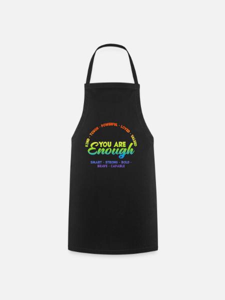 LGBTQ Motivation - Kochschürze - Schwarz
