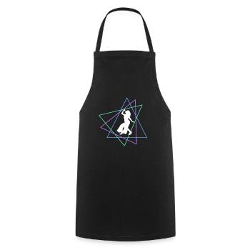Sing - Cooking Apron - black - Front - AI Model Male 185 dark (185cm)