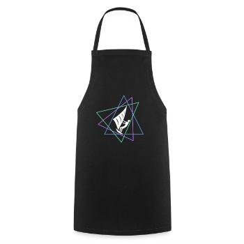 Kite - Cooking Apron - black - Front - AI Model Male 185 dark (185cm)