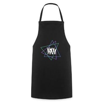 Dance - Cooking Apron - black - Front - AI Model Male 185 dark (185cm)