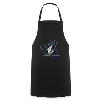 Kite - Cooking Apron - black - Front - AI Model Male 185 dark (185cm)