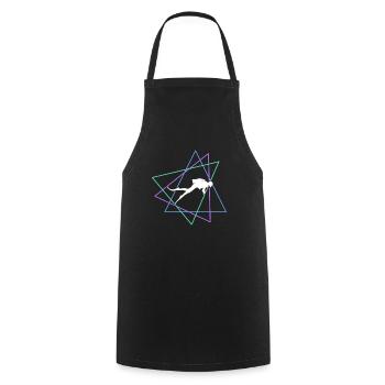 Plonger - Tablier de cuisine - noir - Devant - AI Model Male 185 dark (185cm)