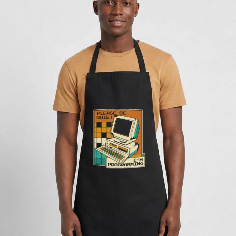 Please Be Quiet Software Engineer Developer Cooking Apron