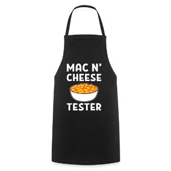Lustiger Käse Wortspiel Käseexperte - Kochschürze - Schwarz - Vorne - AI Model Male 185 dark (185cm)