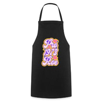 Féministe Pro 1973 Roe - Tablier de cuisine - noir - Devant - AI Model Male 185 dark (185cm)