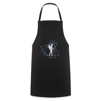 Wander - Cooking Apron - black - Front - AI Model Male 185 dark (185cm)