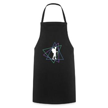 Wander - Cooking Apron - black - Front - AI Model Male 185 dark (185cm)