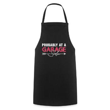 Ventes de garage probablement à une vente de garage Shopping - Tablier de cuisine - noir - Devant - AI Model Male 185 dark (185cm)