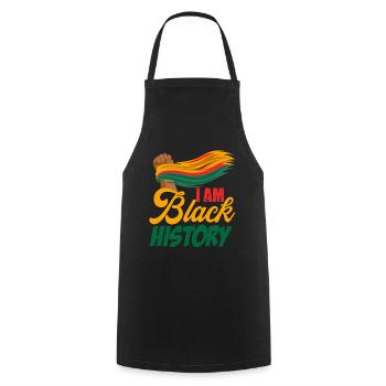 Black History Month Black History - Cooking Apron - black - Front - AI Model Male 185 dark (185cm)